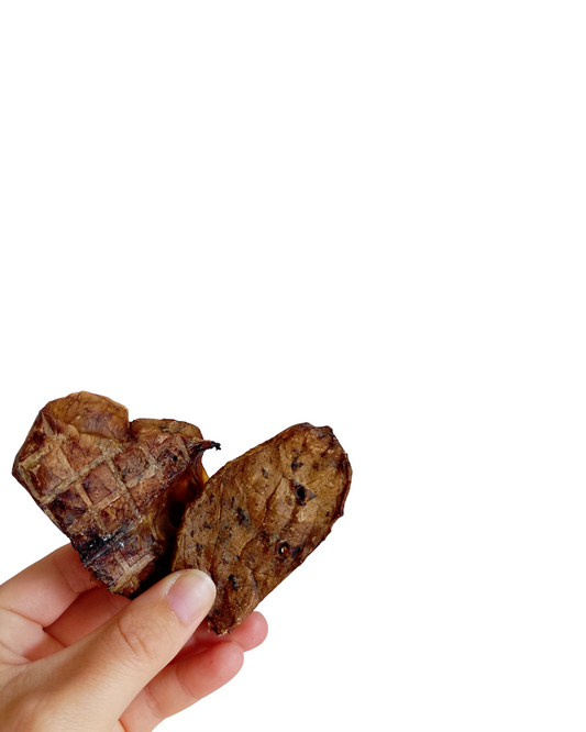 Beef lung crisp dog treats