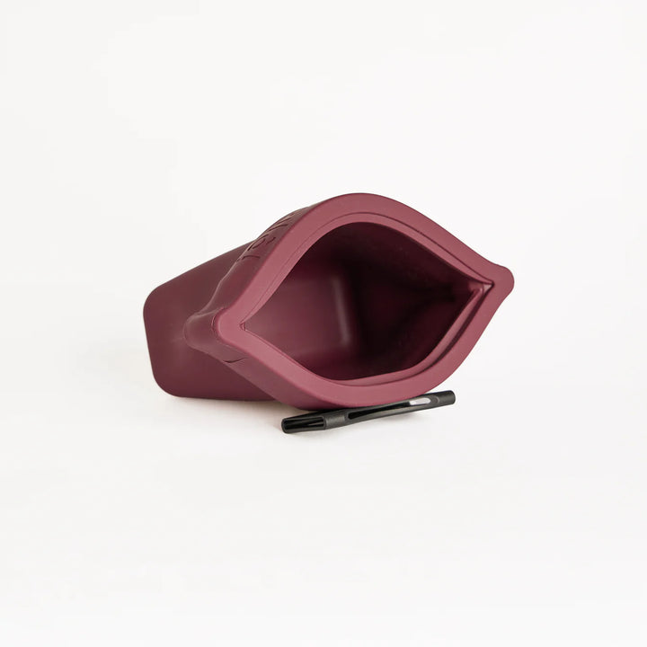 Voila treat pouch mini maroon