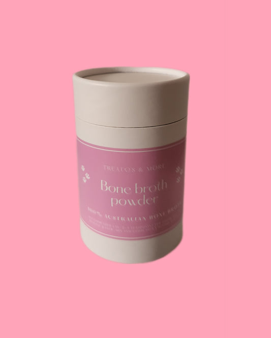 Bone broth powder for dogs