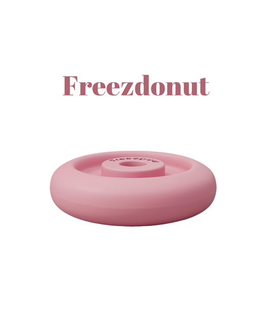 Freezbone freezdonut pink enrichment bowl