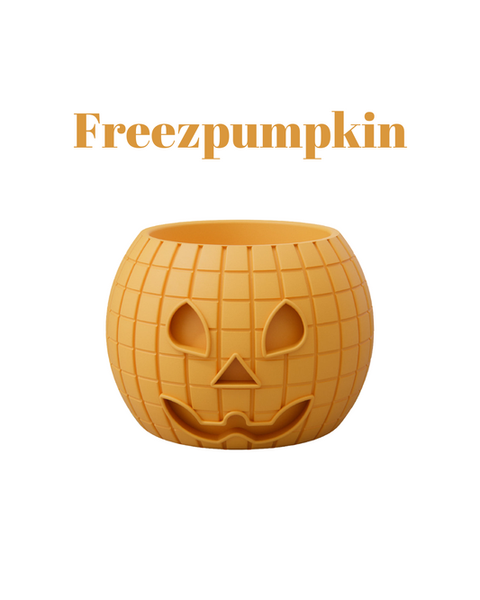 Freezbone pumpkin Halloween slow feeder bowl and enrichment feeder