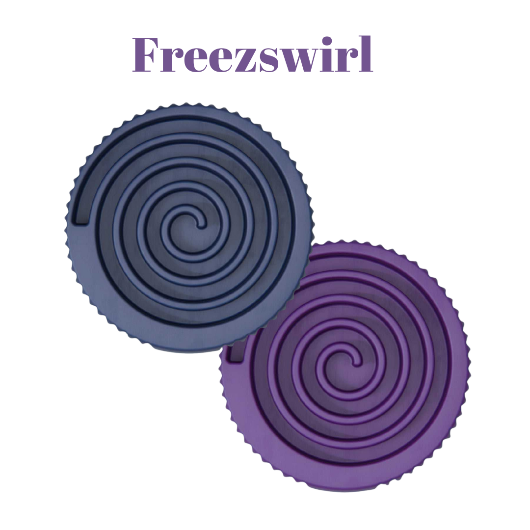 Freezbone Freezswirl enrichment toy and slow feeder bowl