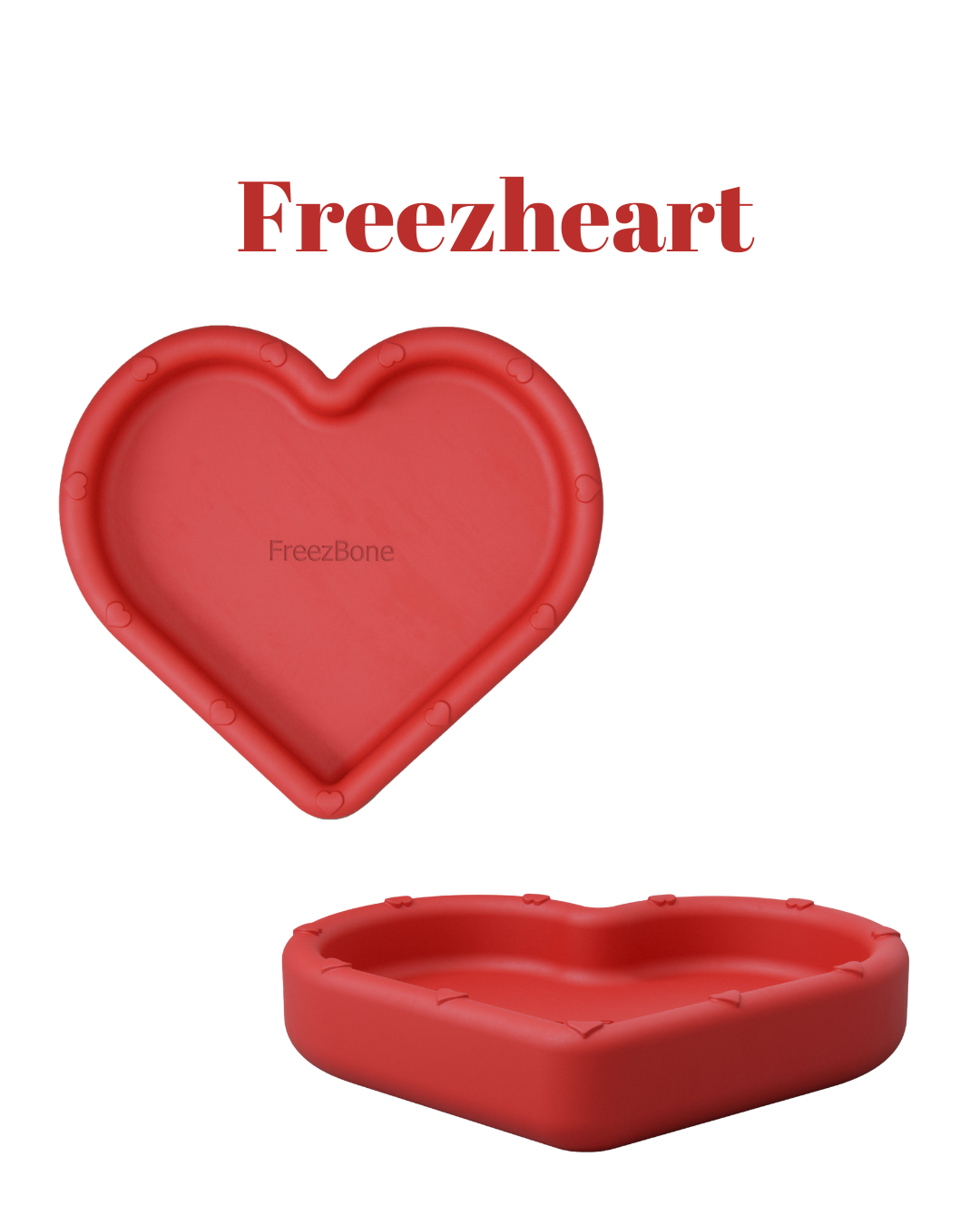 Freezbone Freezheart red enrihcment bowl