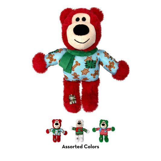 Kong Holiday Wild Knot bear - Christmas dog toy