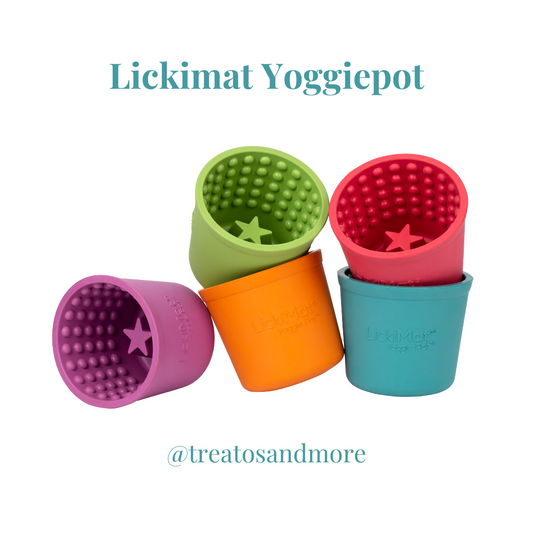 Lickimat Yoggiepot slow feeder bowl