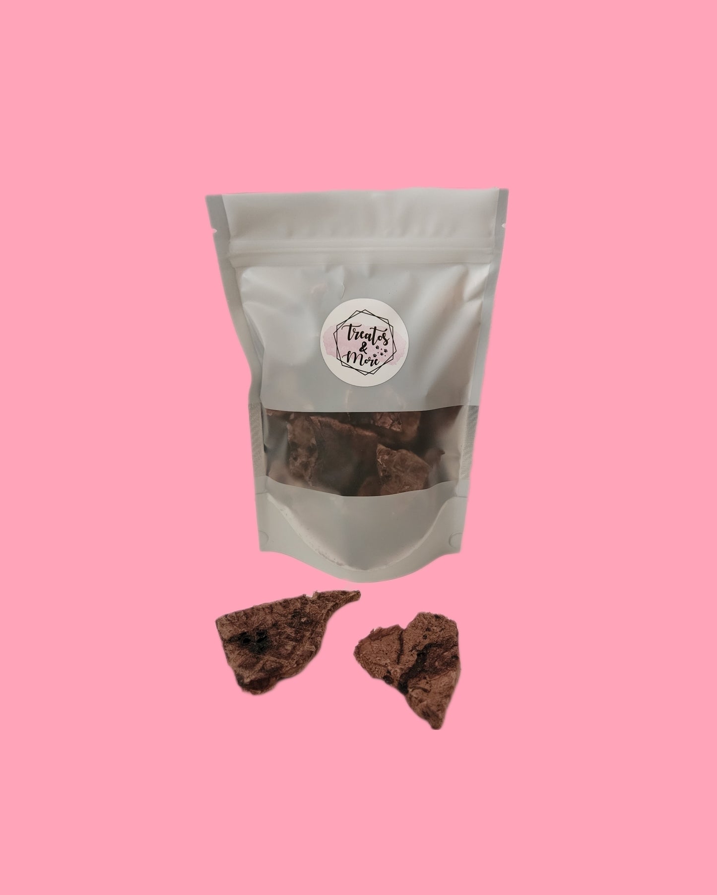 Pork lung crisp dog treats