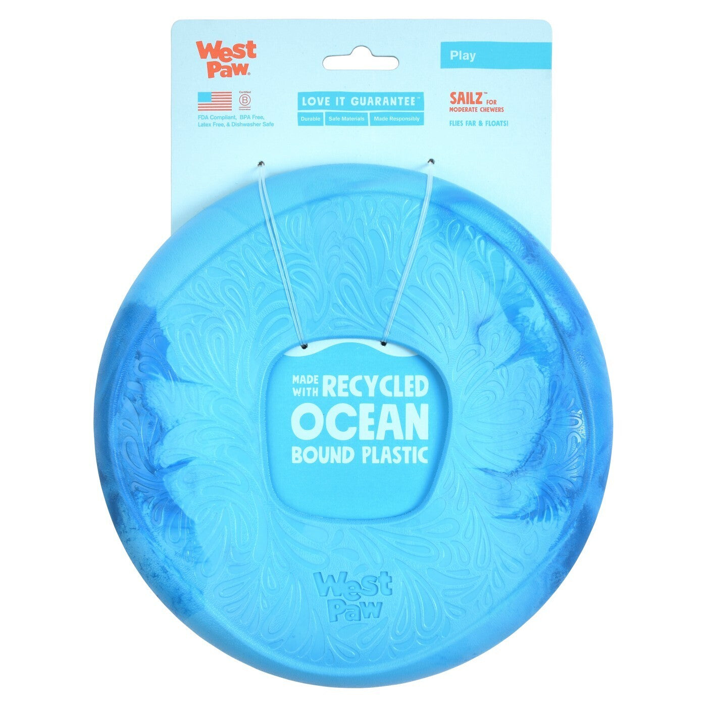 West Paw Sailz Flyer Frisbee for dogs