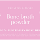 Bone broth powder for dogs