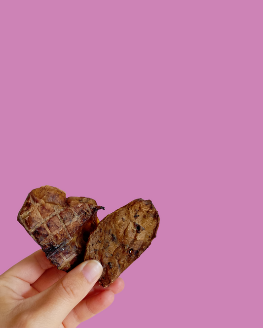 Beef lung crisp dog treats