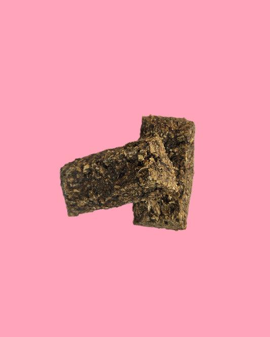 Prawn and banana bars for dogs