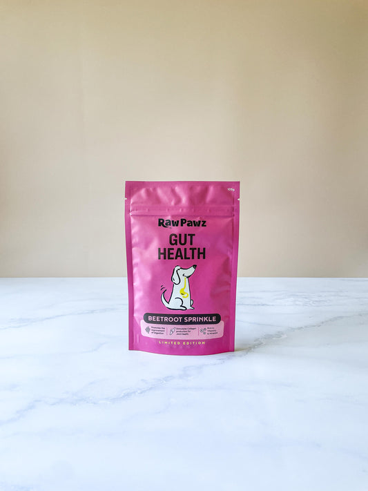 Raw Pawz beetroot sprinkle and meal topper