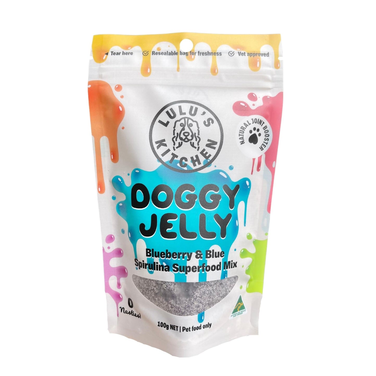 Doggy jelly - jelly for dogs blueberry