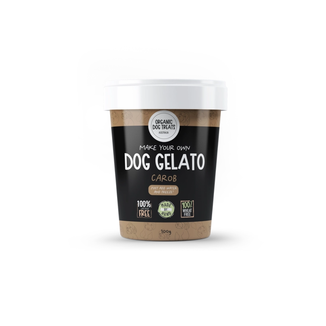 Organic dog treats Carob gelato