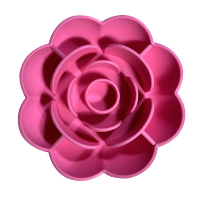 Blossom flower silicone slow feeder bowl