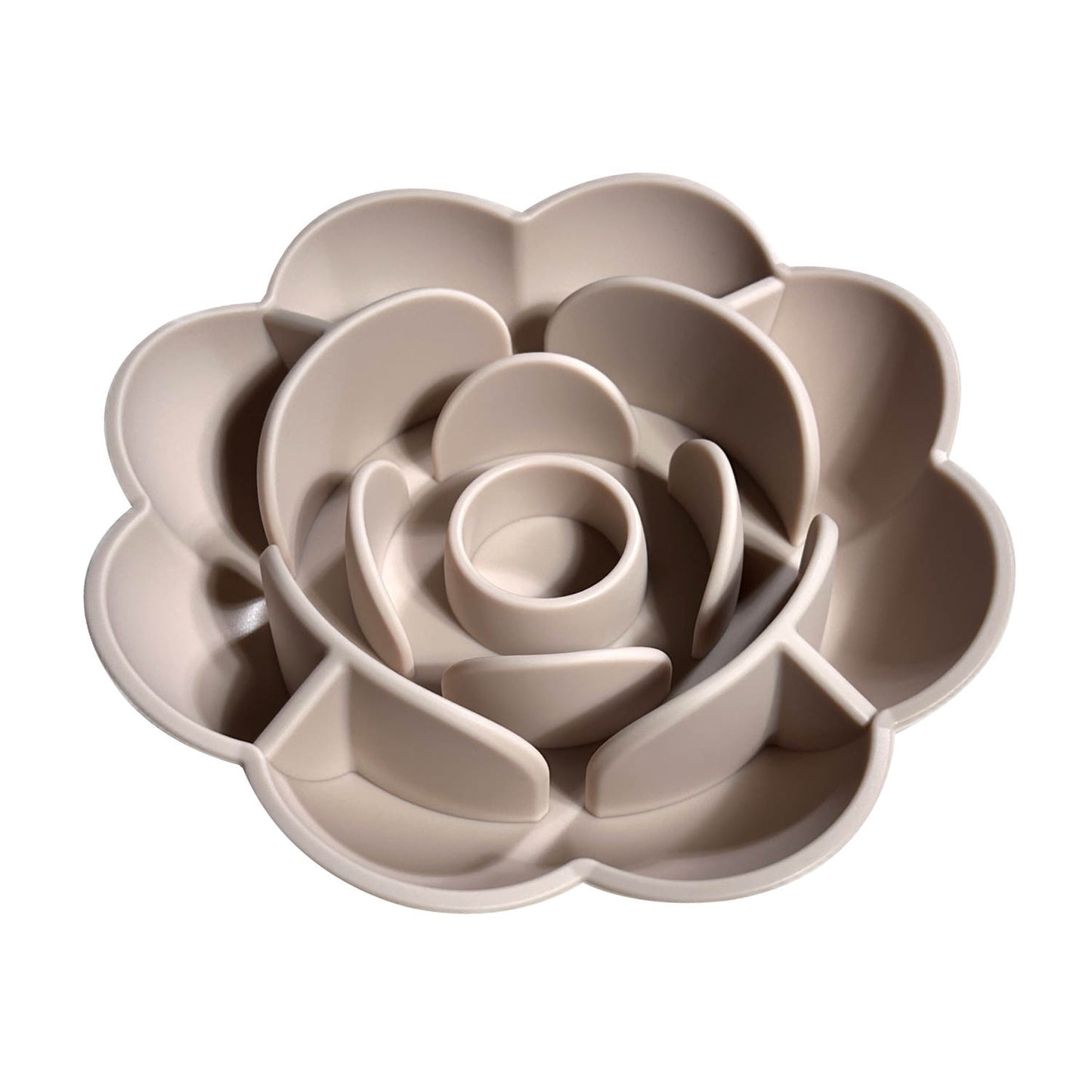 Blossom flower silicone slow feeder bowl