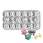 Flower and bow jelly mould