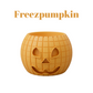 Freezbone pumpkin Halloween slow feeder bowl and enrichment feeder