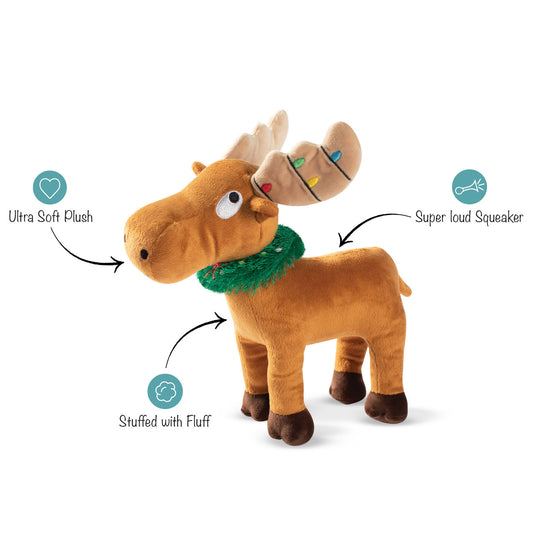 Fringe Studio - Merry Chrismoose - Christmas dog toy