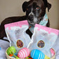 Easter lunch dog treats - Duck feet, furry lamb ear & lamb cubes