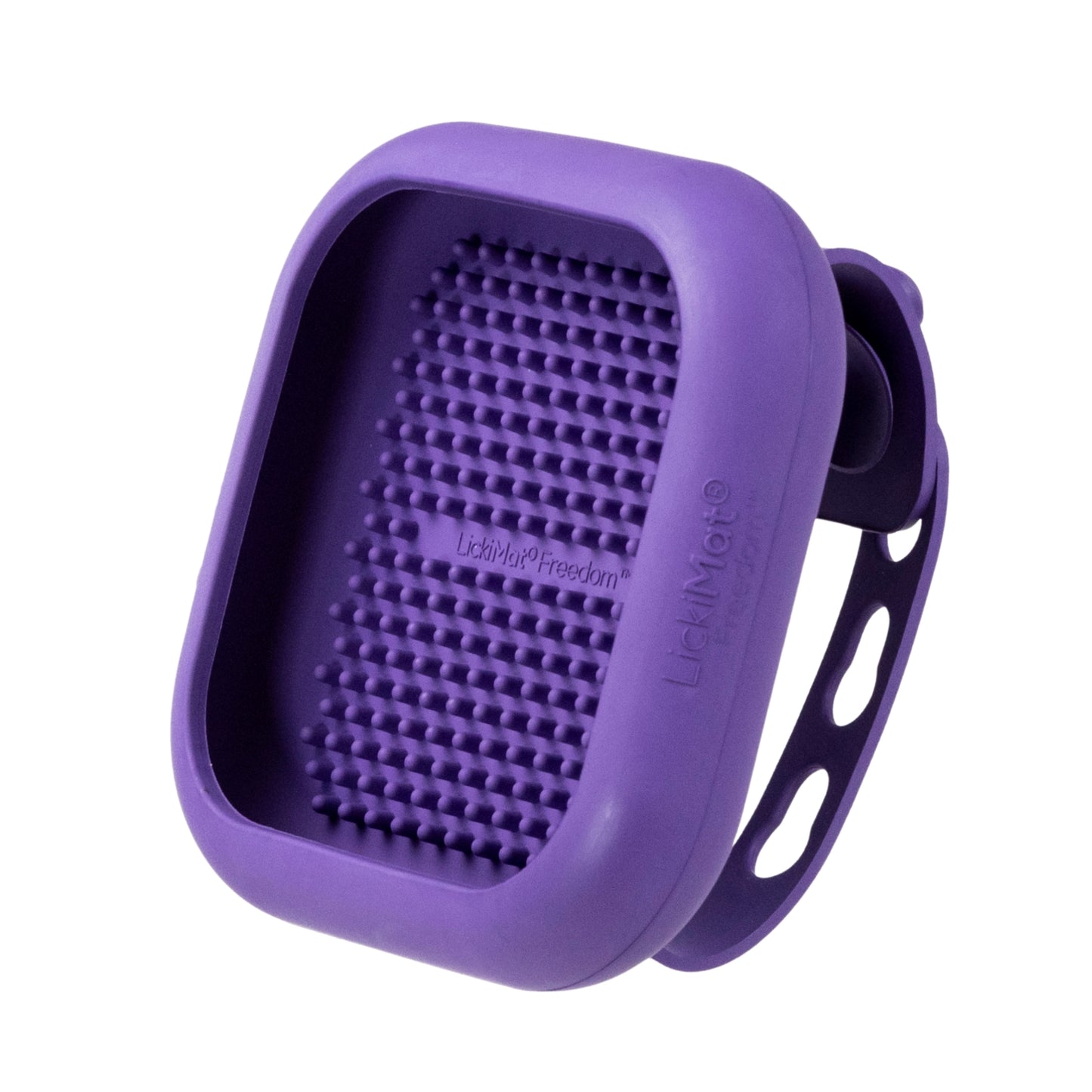 Lickimat CrateMate enrichment for dog crate