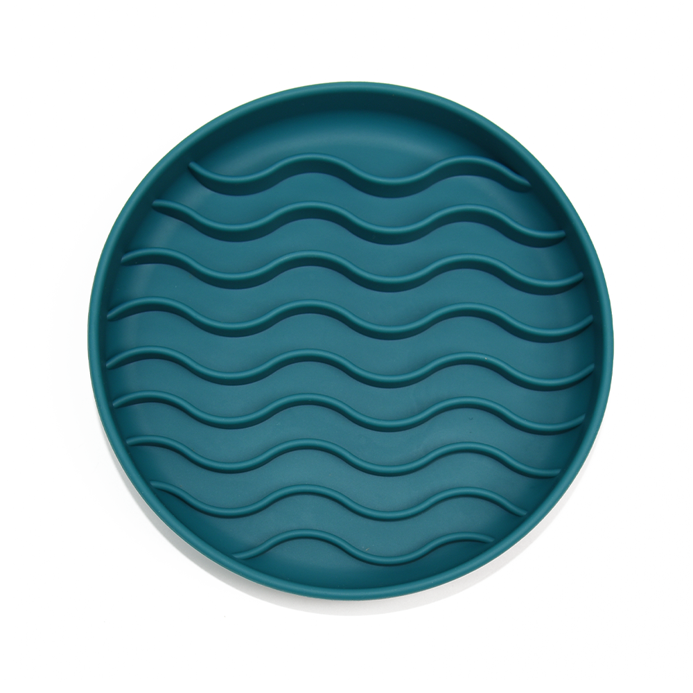 Ocean Wave Silicone slow feeder bowl