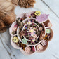 Blossom flower silicone slow feeder bowl 