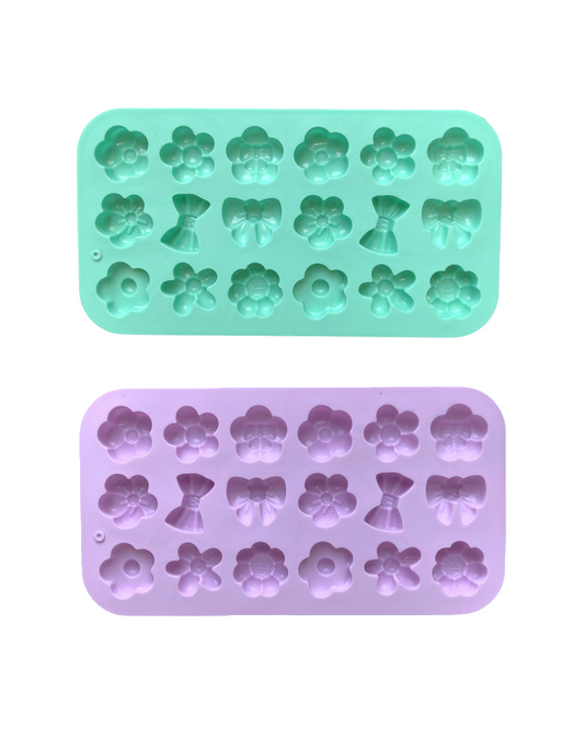 Dog jelly silicone mould flowers