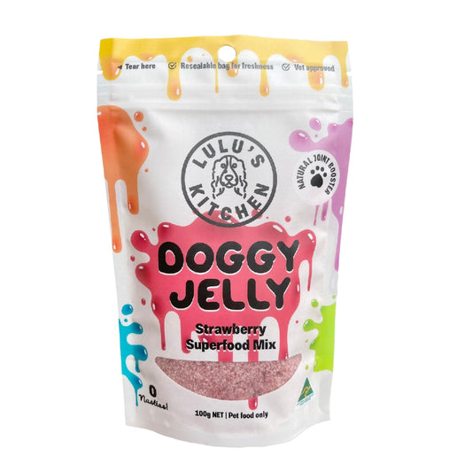 Doggy jelly with strawberry - Jelly for dogs