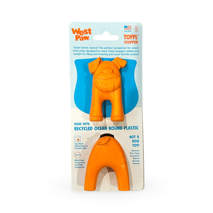 West Paw Toppl stopper - Fill your Toppl and freeze 