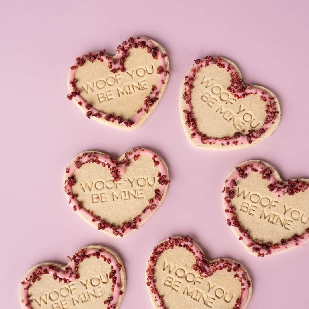 Valentine's Day Dog treats and cookies