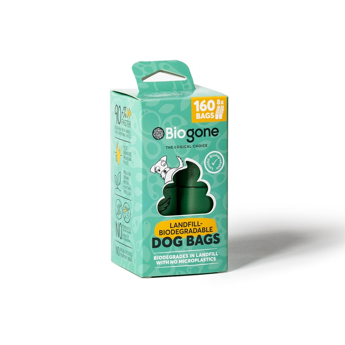 Bio-Gone Landfill Biodegradable Poo bags - 8x rolls